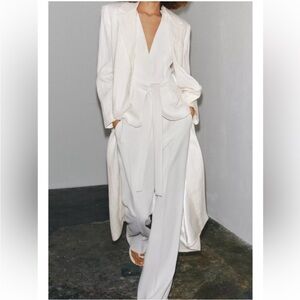 ZARA LINEN TRENCH COAT